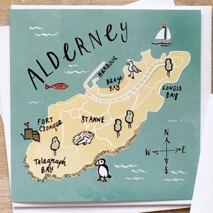Card of Alderney, Channel Islands