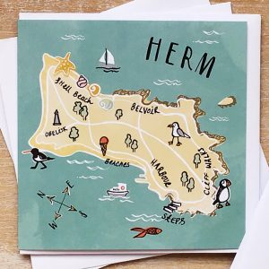 Illustrated card of Herm