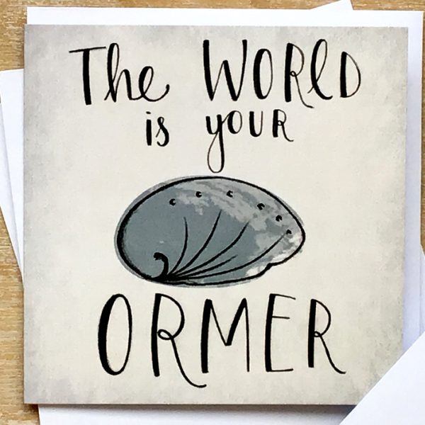Ormer card of Guernsey