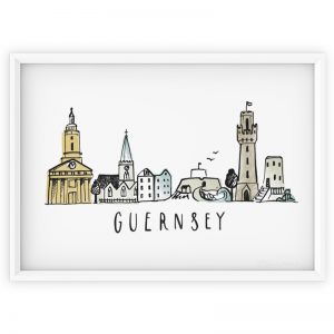 Guernsey Skyline print