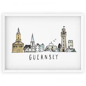 Guernsey Skyline print