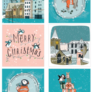 christmas cards pack of 6